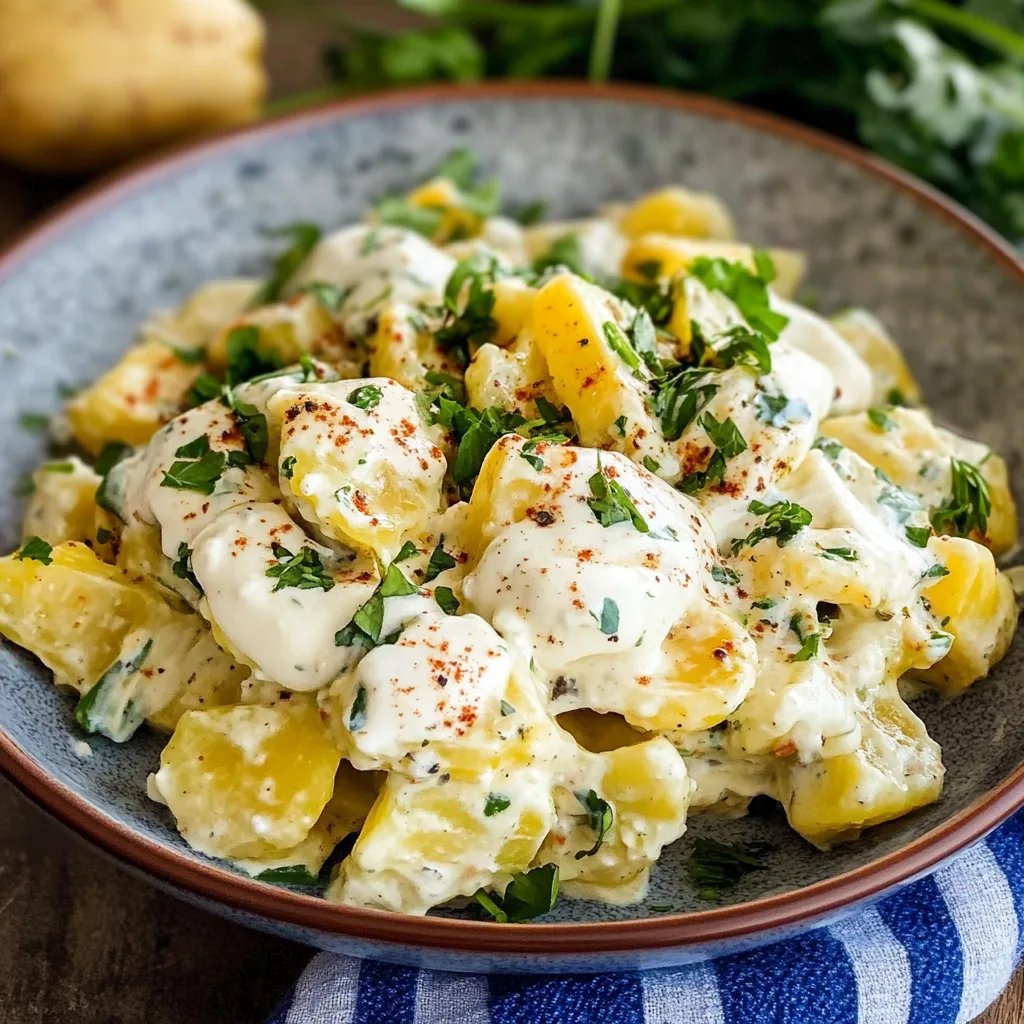 Kartoffelsalat mit Mayonnaise