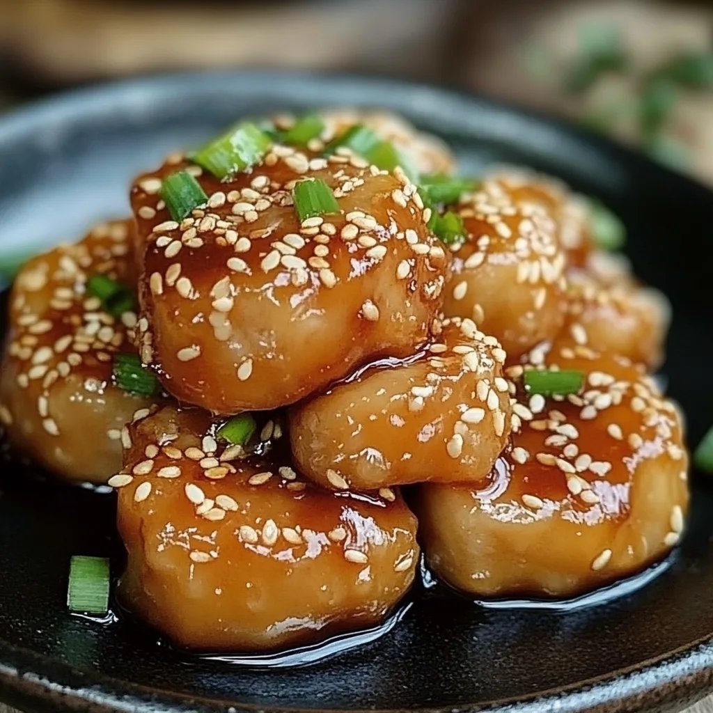Karamellisiertes Sesam-Hähnchen