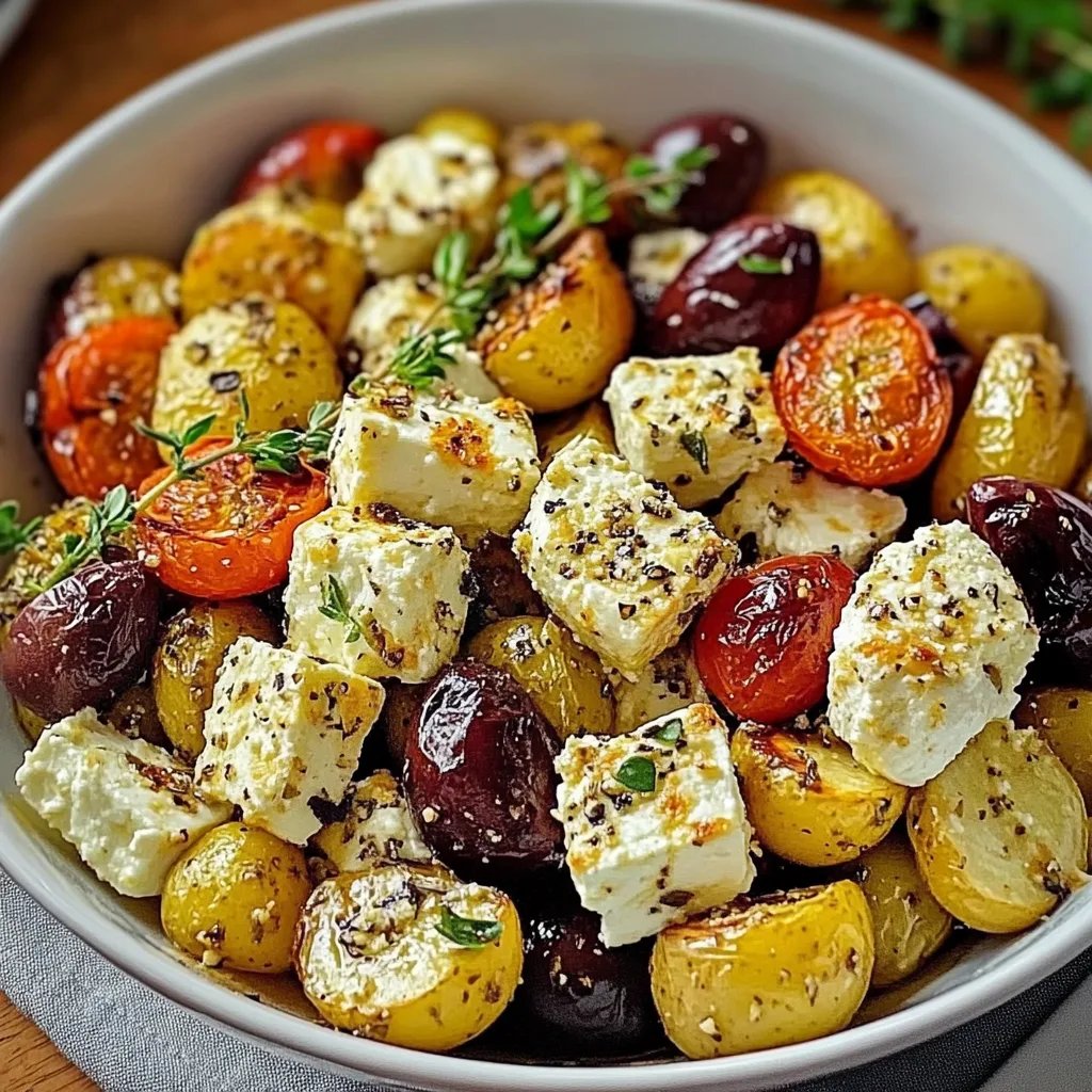 Feta-Kartoffeln und Ofengemüse: Ein Unglaubliches Ultimatives Rezept für 4 Portionen