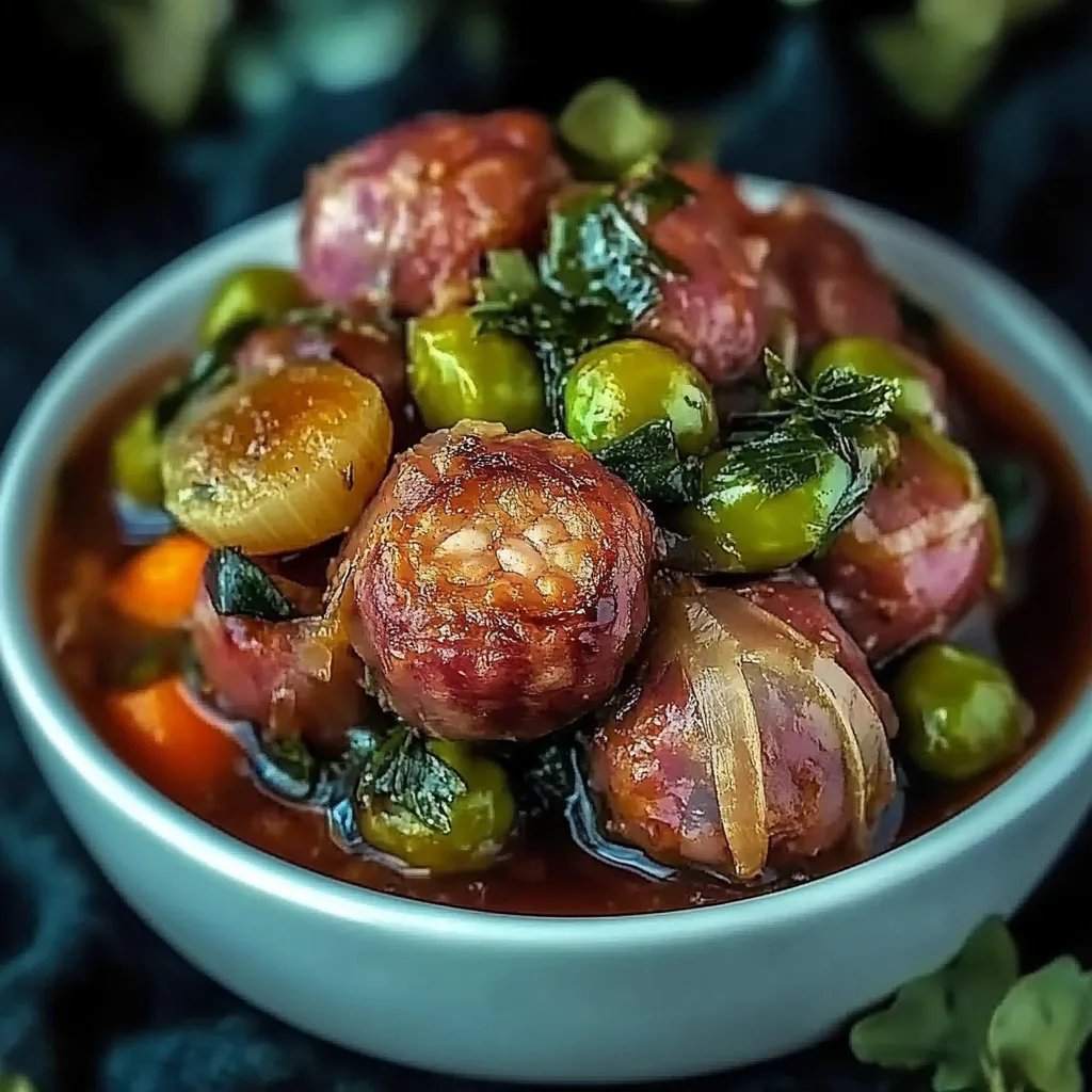 Rosenkohl Eintopf mit Fleischbällchen: Ein Unglaubliches Ultimatives Rezept für 4 Personen