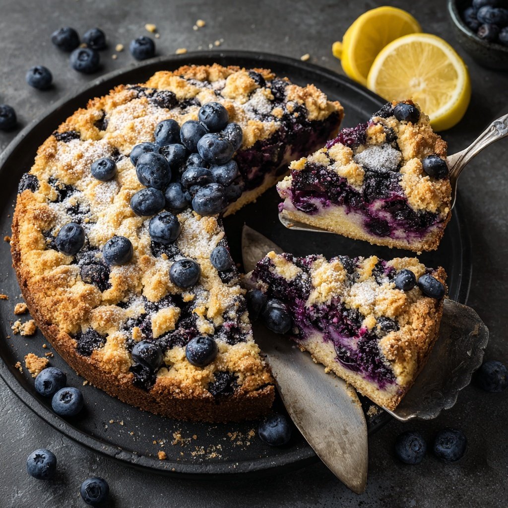 Blaubeeren Zitrone Sauerteig mit Ingwer Snap