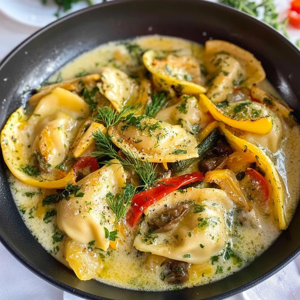 Maultaschen Pfanne mit Gemüse