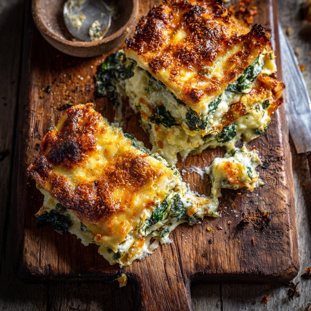 Keto Spinat Lasagne