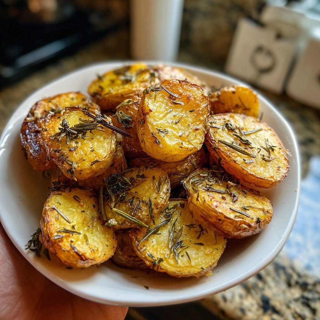 Geröstete Kräuter Kartoffeln