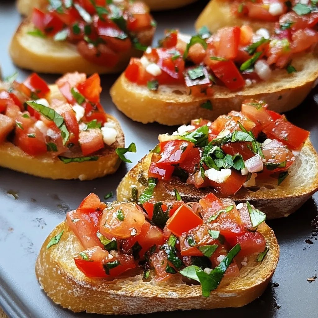 Bruschetta: Unglaublich Essenzielles Rezept für 5 Zutaten