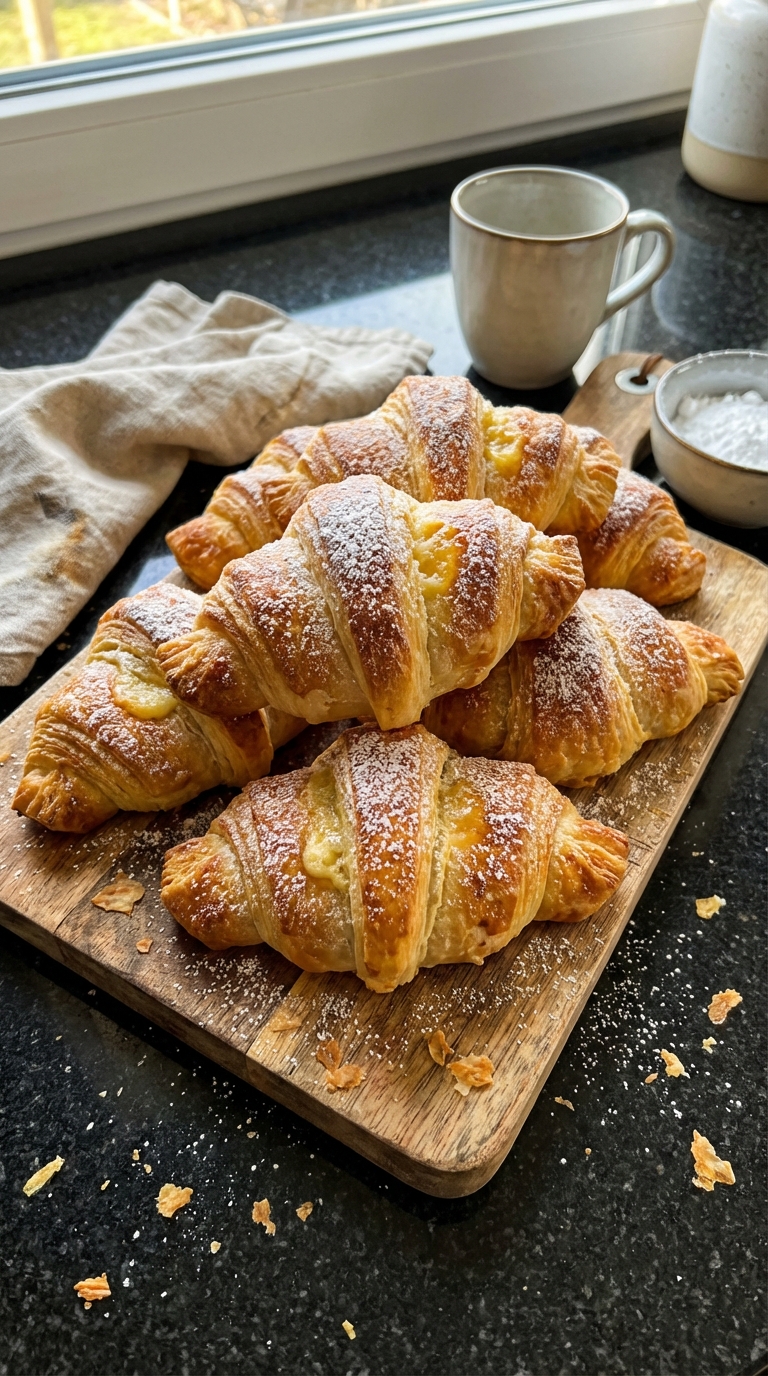 Leichte Blättrige Croissants​