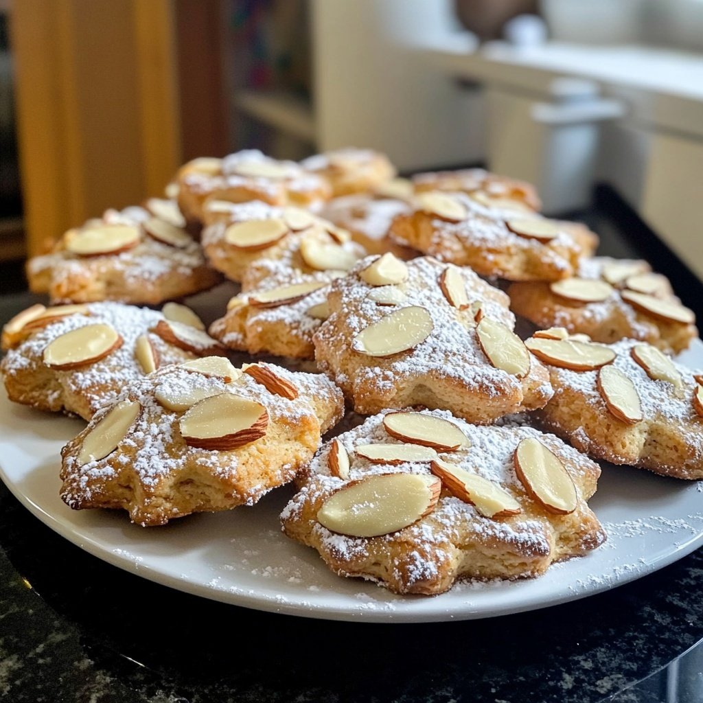 Zimtsterne mit Mandeln