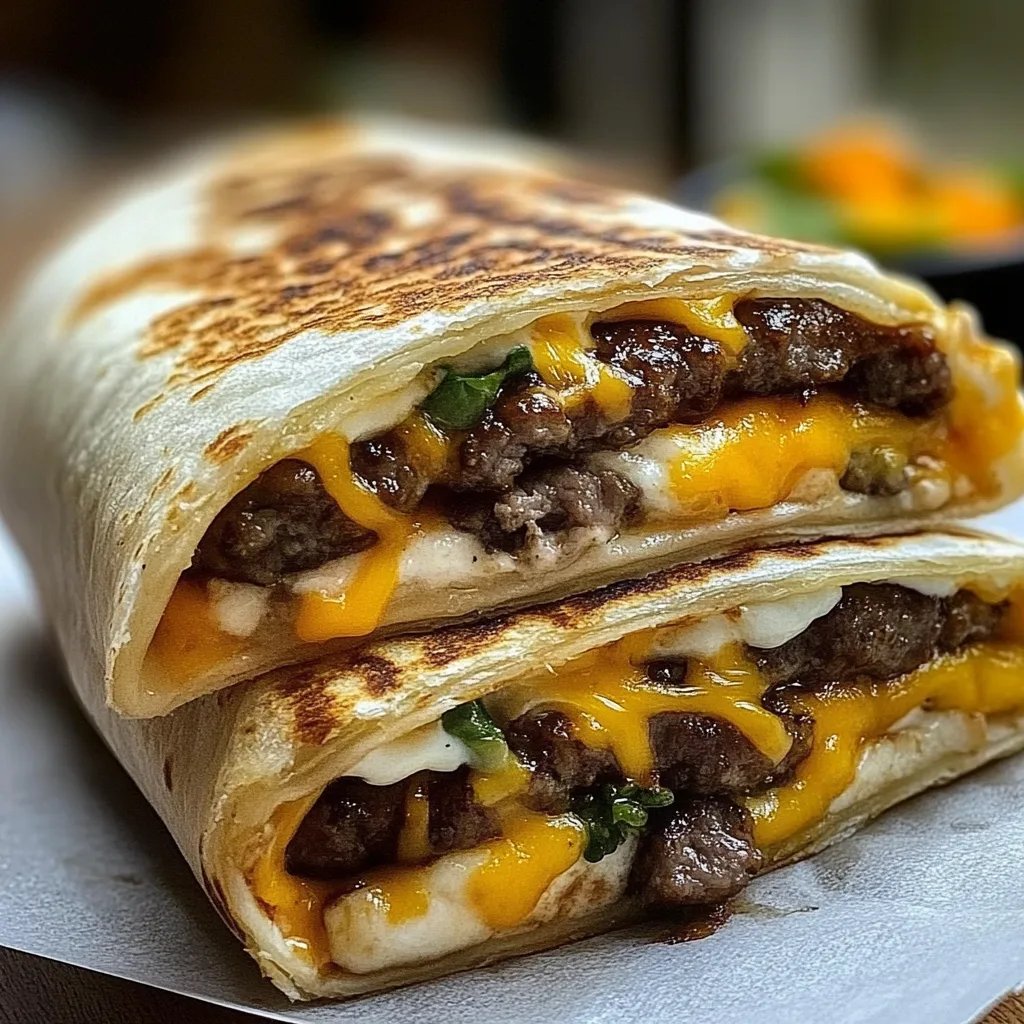 Gegrillte Cheeseburger-Wraps: Ein Unglaublich Ultimatives Rezept für die ganze Familie