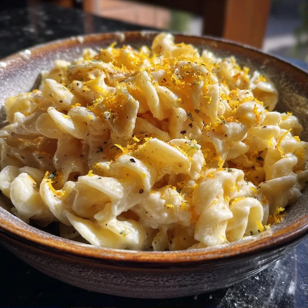 Zitronen Knoblauch Pasta