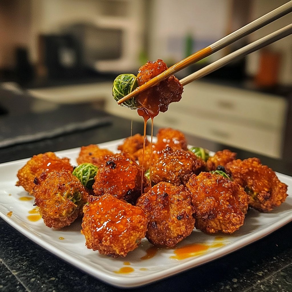 Honig Sriracha Rosenkohl