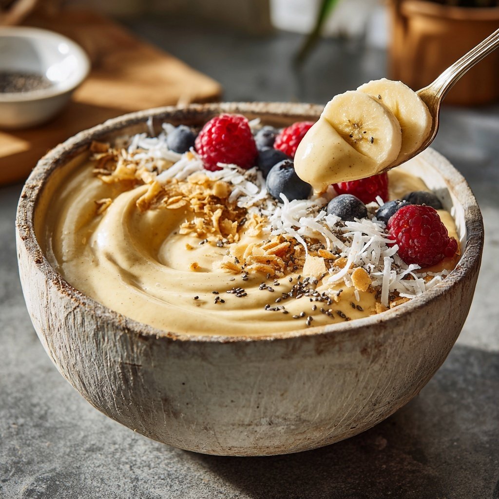 Bananen Kokos Smoothie Bowl