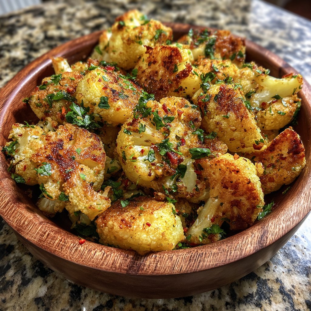 Airfryer Mediterraneische Blumenkohl Kartoffeln