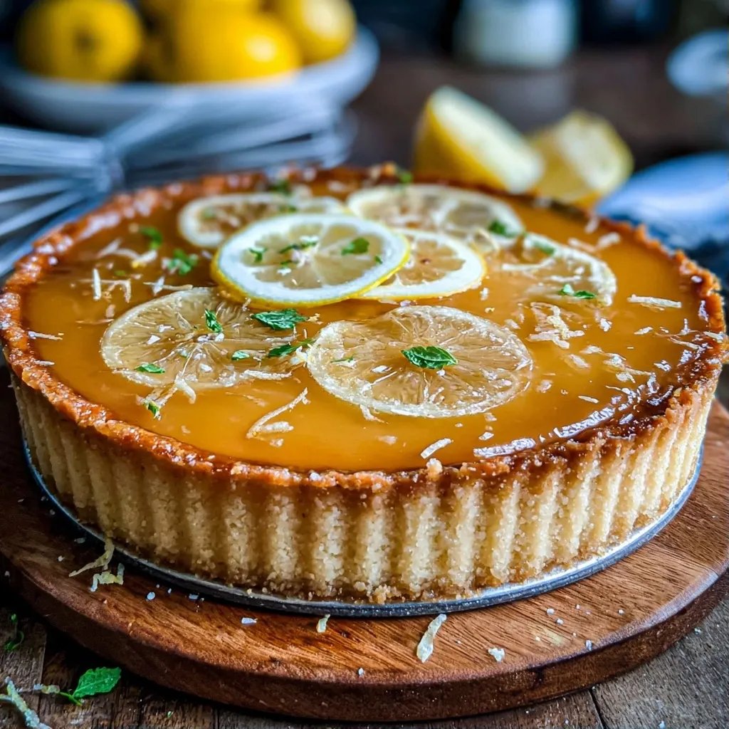 Zitronen Tarte ohne Backen