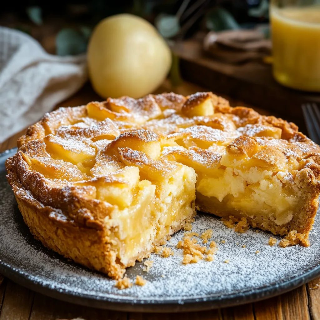 Omas saftiger Apfelkuchen mit Pudding: Ein Unglaubliches Ultimatives Rezept