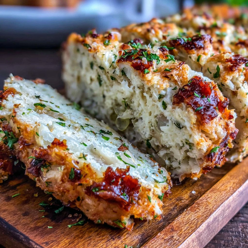 Protein Fleischlaib Scheiben