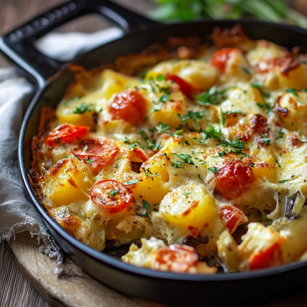 Bunter Gemüseauflauf mit Kartoffeln: Ein Unglaubliches Ultimatives Rezept für 4 Personen