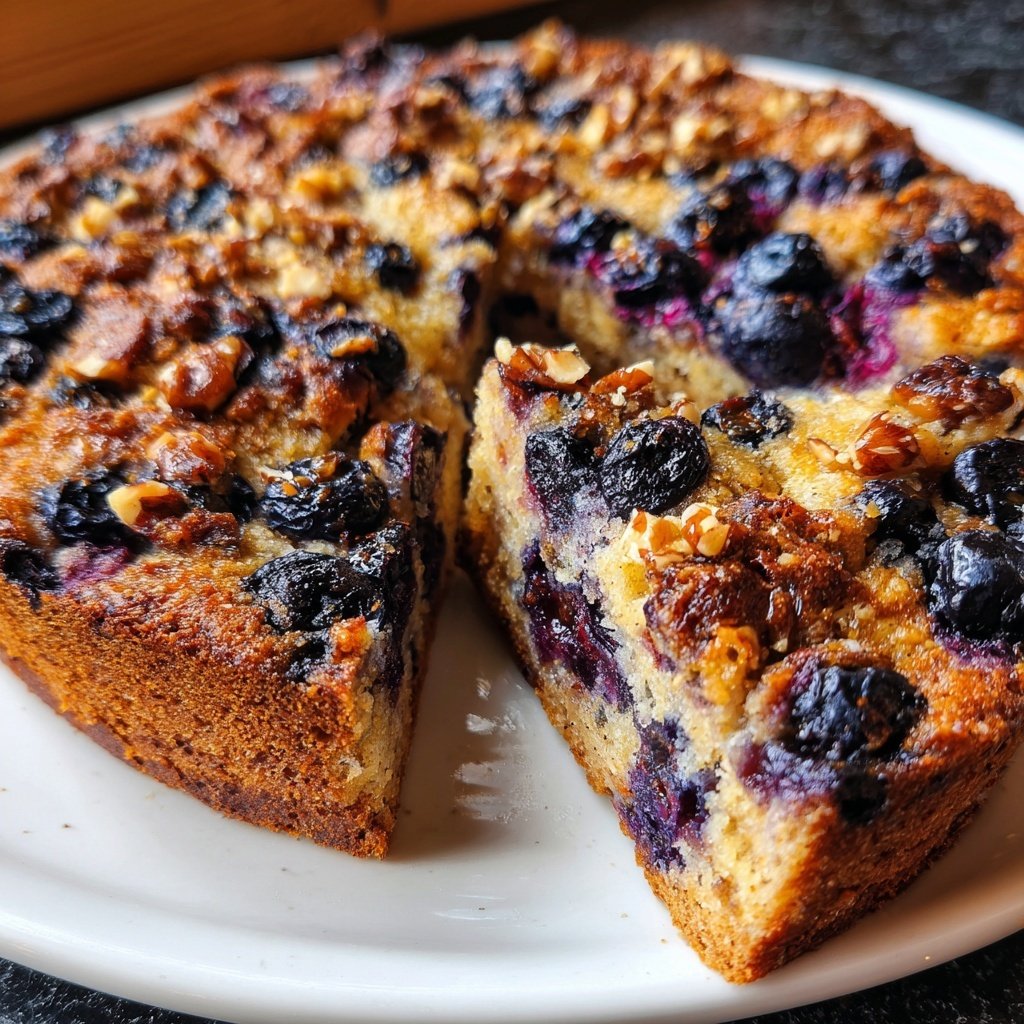 Zitrone Blaubeeren Sauerteig mit Haselnuss Praline