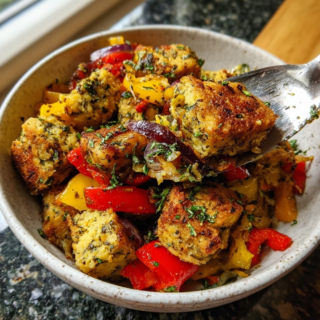 Tofu Gemüse Rührei