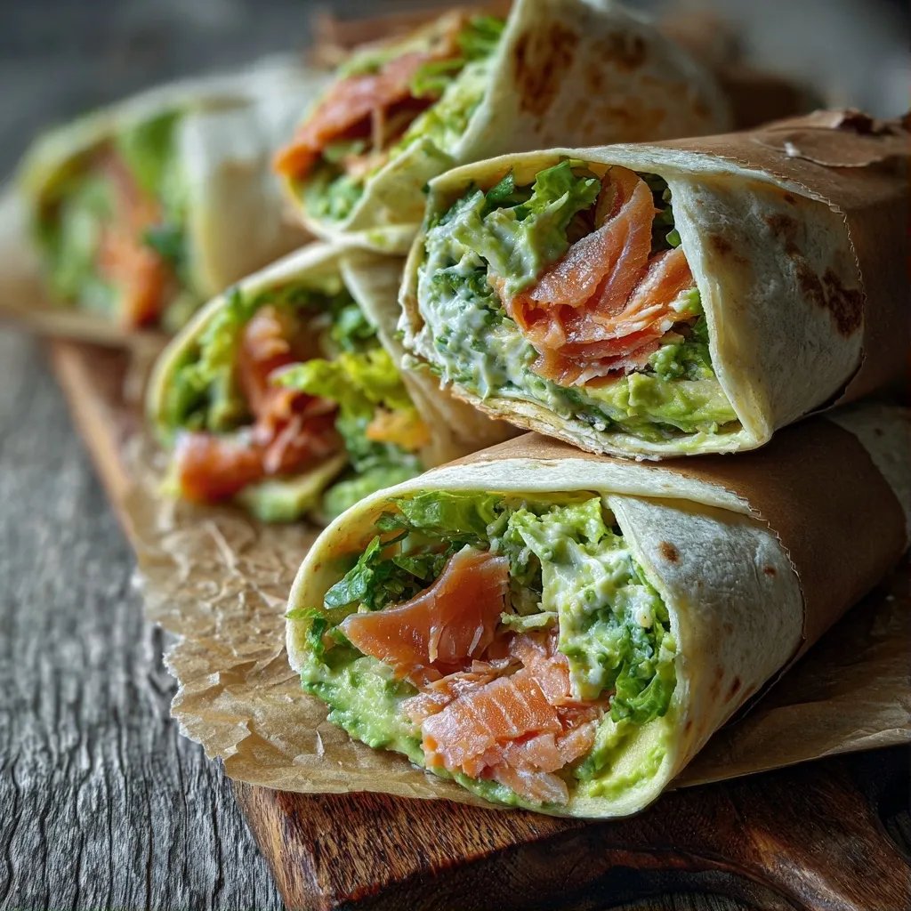 Wraps mit Lachs