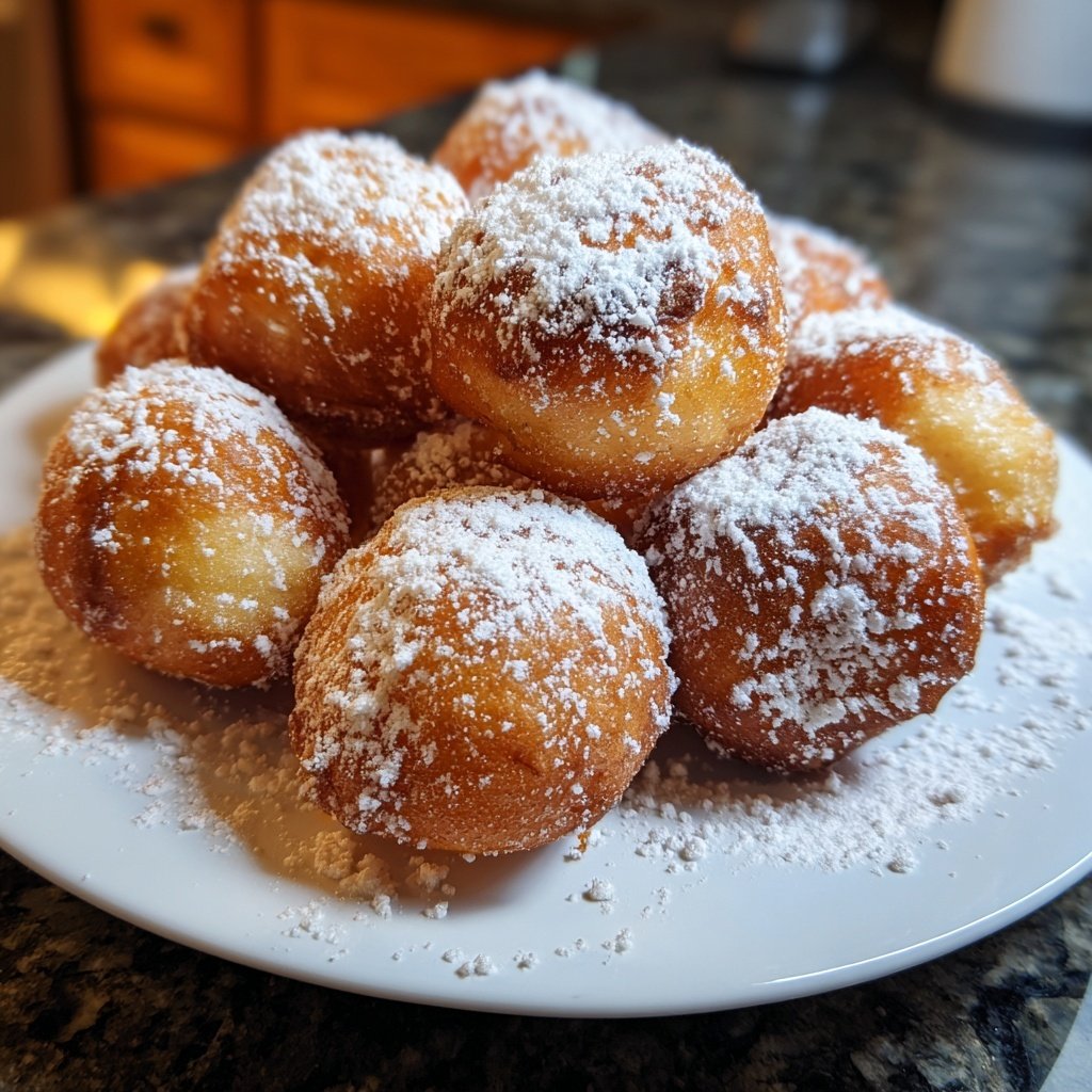 Beignets aus der Heißluftfritteuse