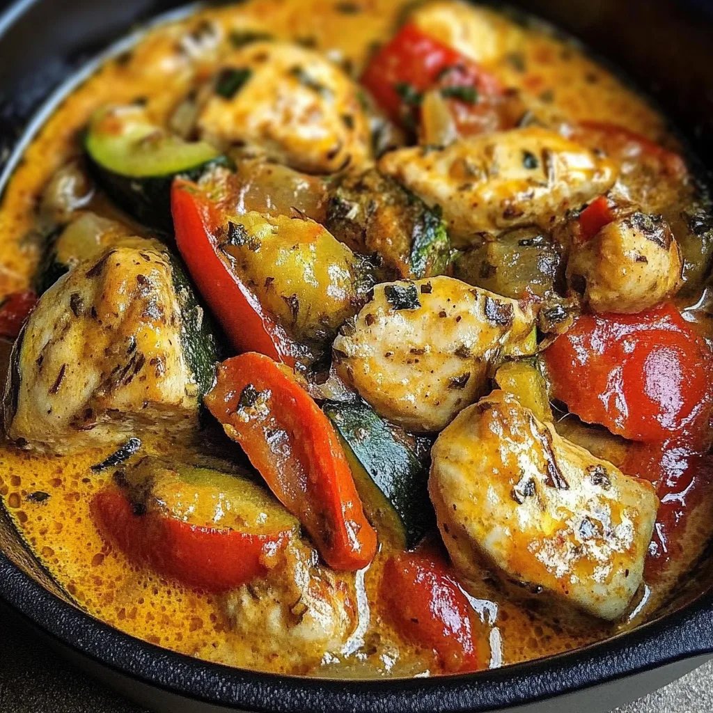 Paprika-Zucchini-Sahne-Hähnchen: Ein Unglaublich Ultimatives Rezept für Deinen Genuss