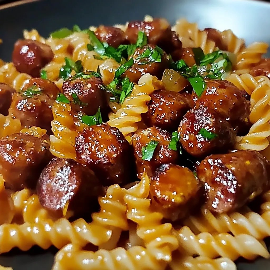 Süß-würzige BBQ-Wurst-Pasta: Ein Unglaubliches Ultimatives Rezept