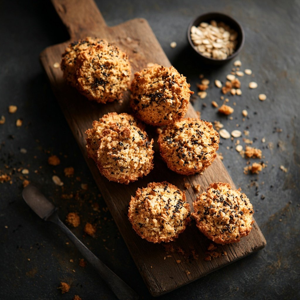 Knusprige Vanille-Haferkekse