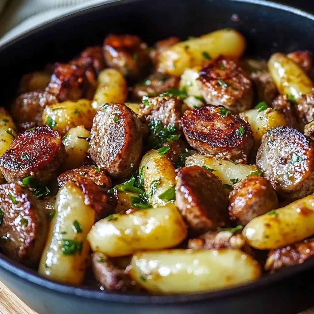 Wurst Bohne Kartoffel Auflauf