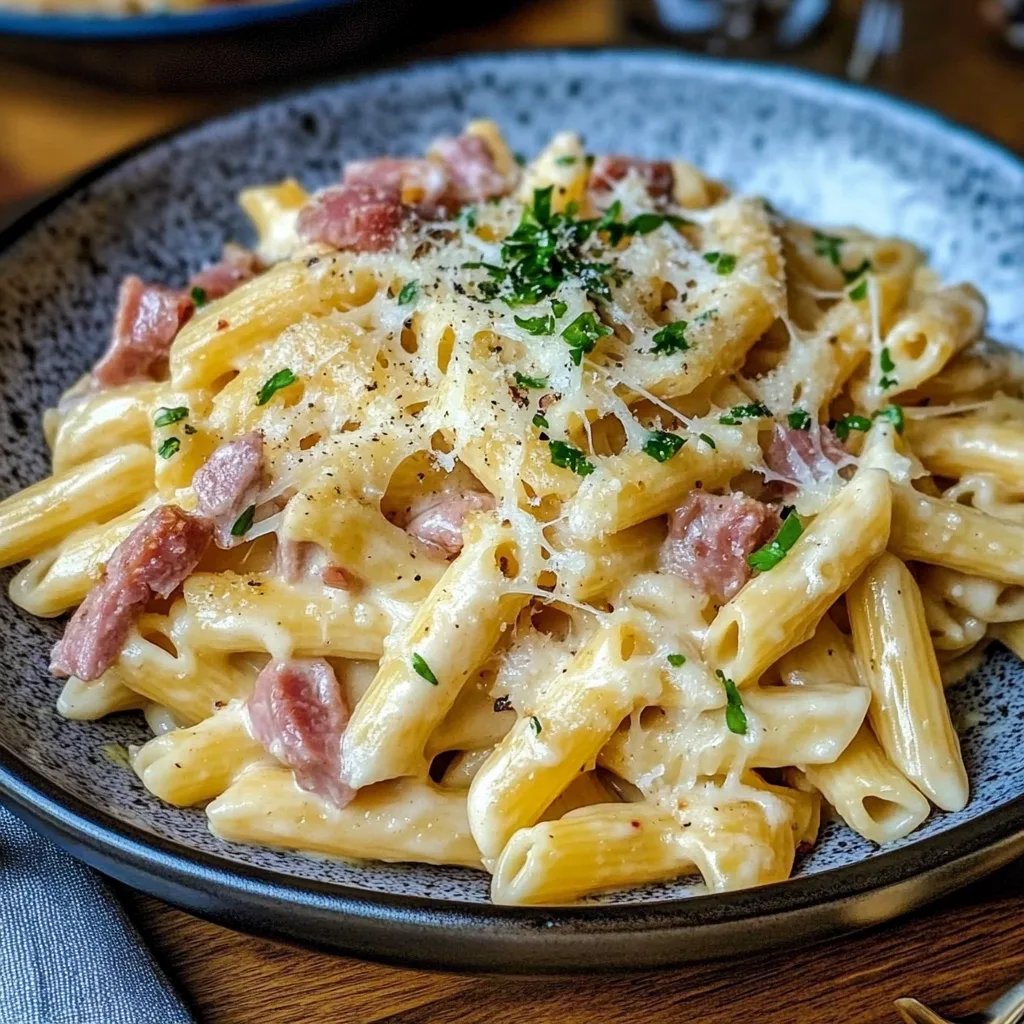 Pasta mit Schinken und Käse: Ein Unglaublich Ultimativer Genuss für 4 Personen