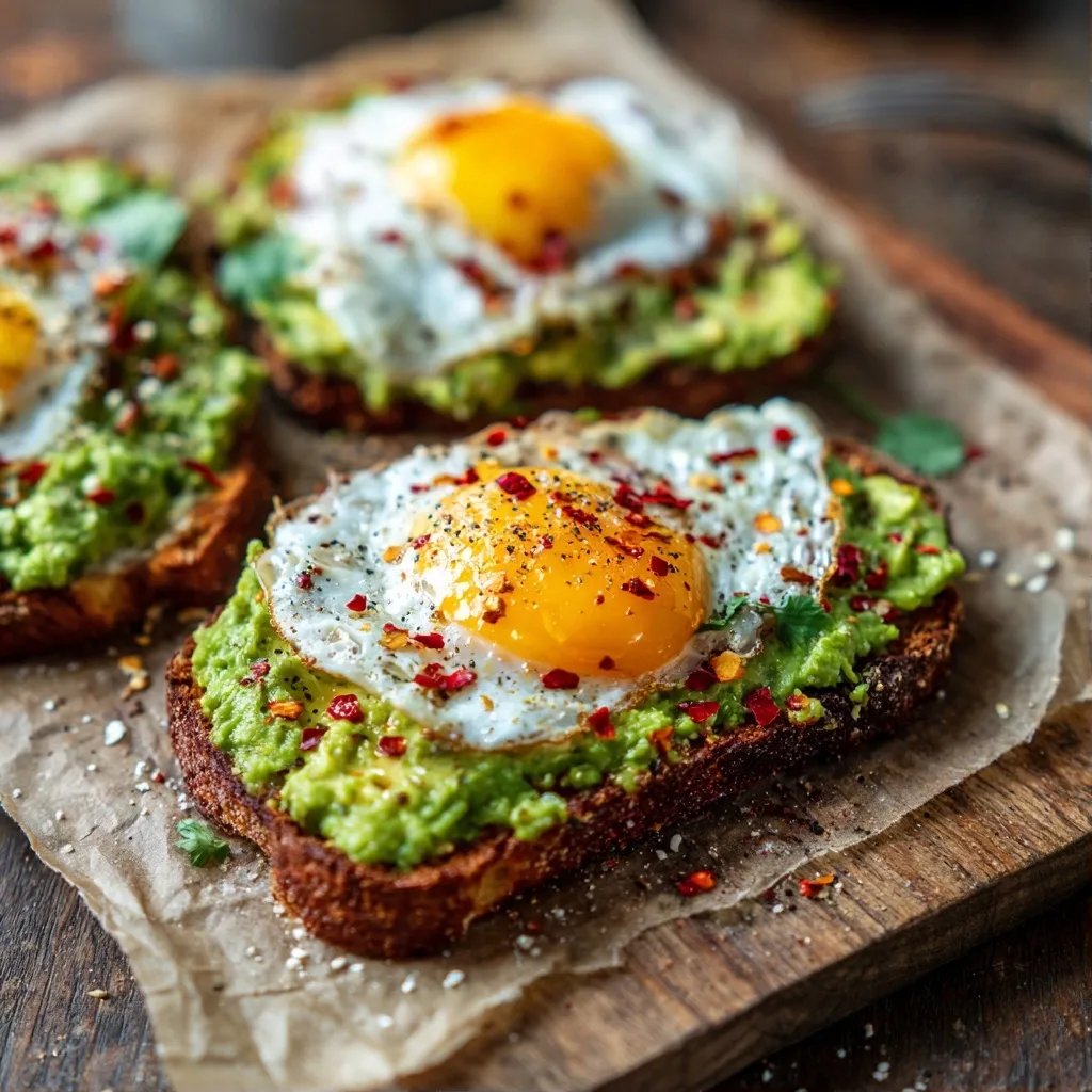 Avocado-Toast mit Ei