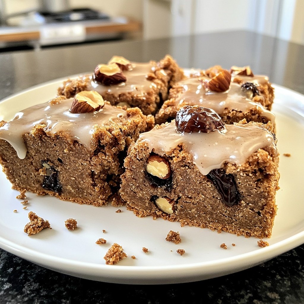 Vegane Dattel-Haselnuss Lebkuchen