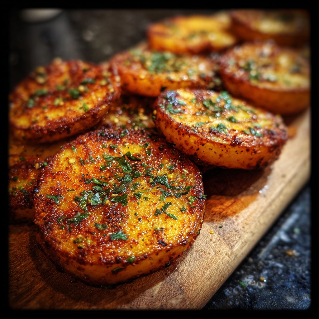 Rauchige Paprika-Kartoffelrunden