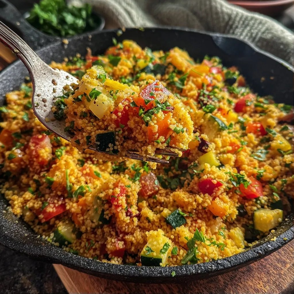 Sommerliche Couscous-Pfanne