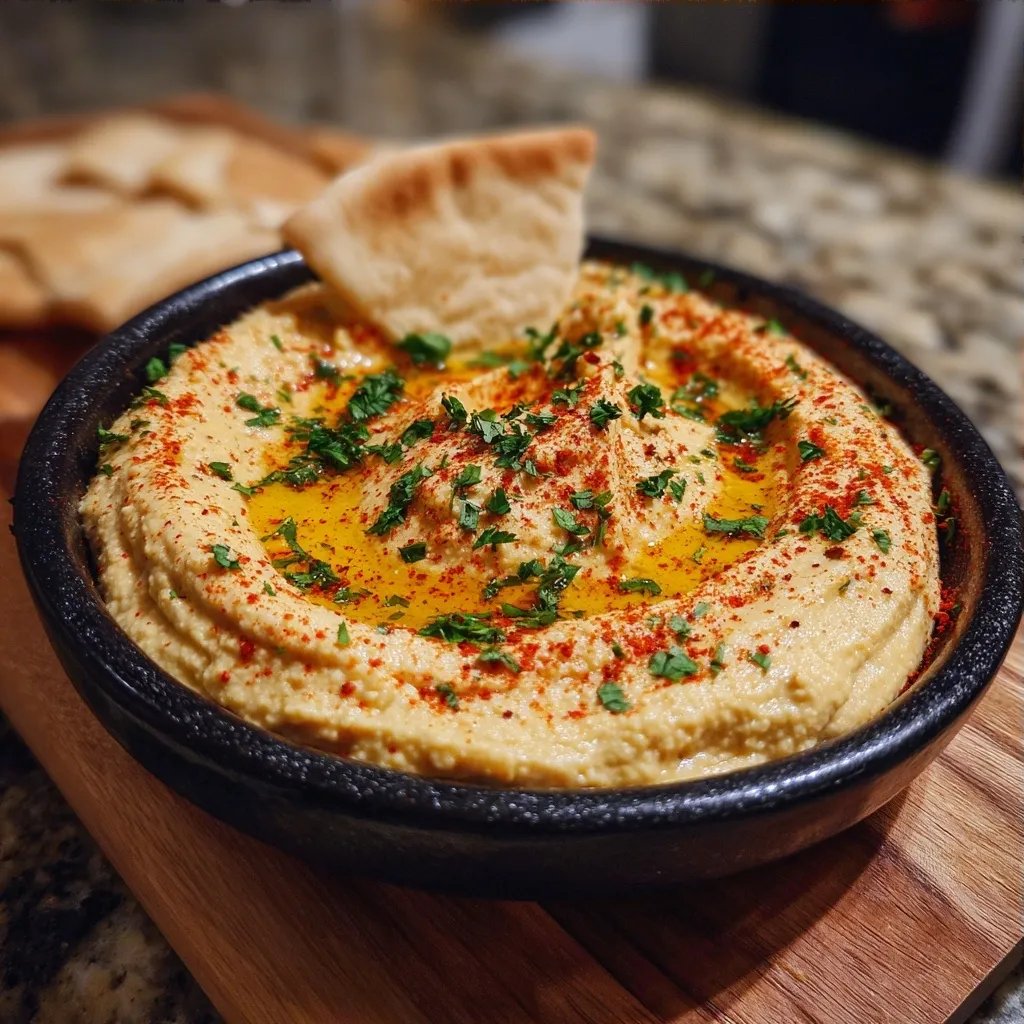 Hummus mit Paprika