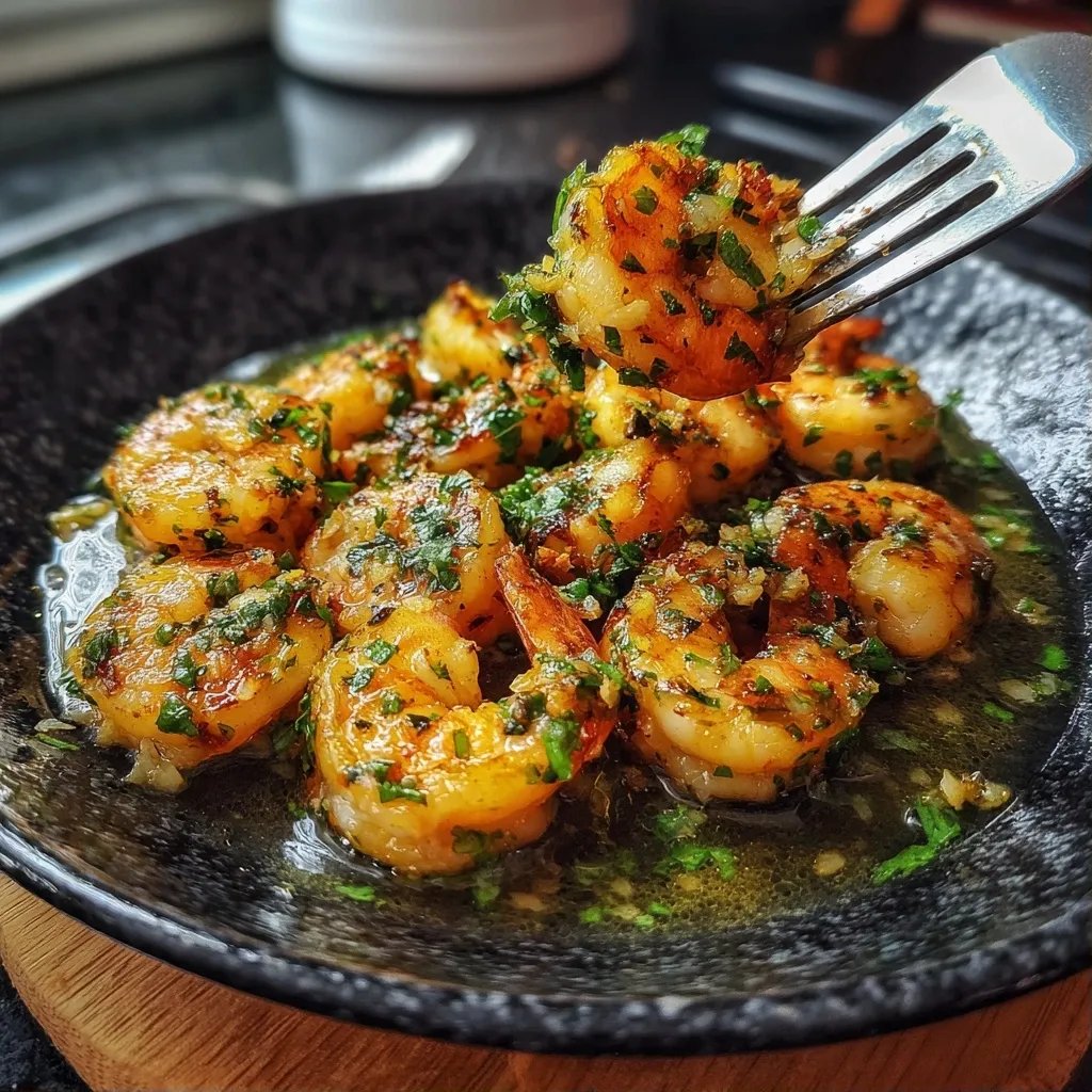 Scampi In Knoblauchöl