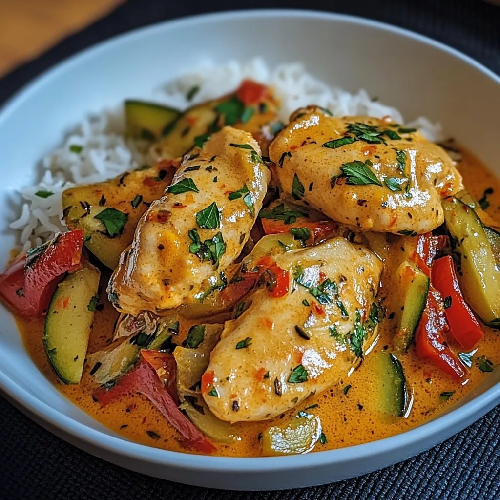 Paprika-Zucchini-Sahne-Hähnchen: Ein Unglaublich Einfaches Ultimatives Rezept