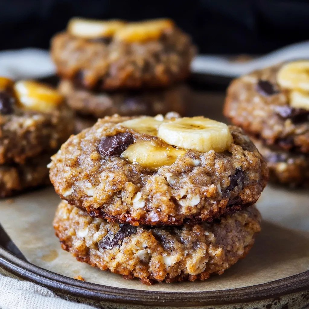 Gesunde Bananen Kekse mit nur 5 Zutaten