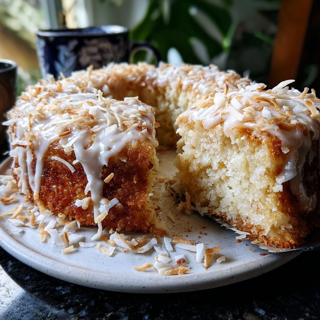 Kokos-Vanille-Reiskuchen