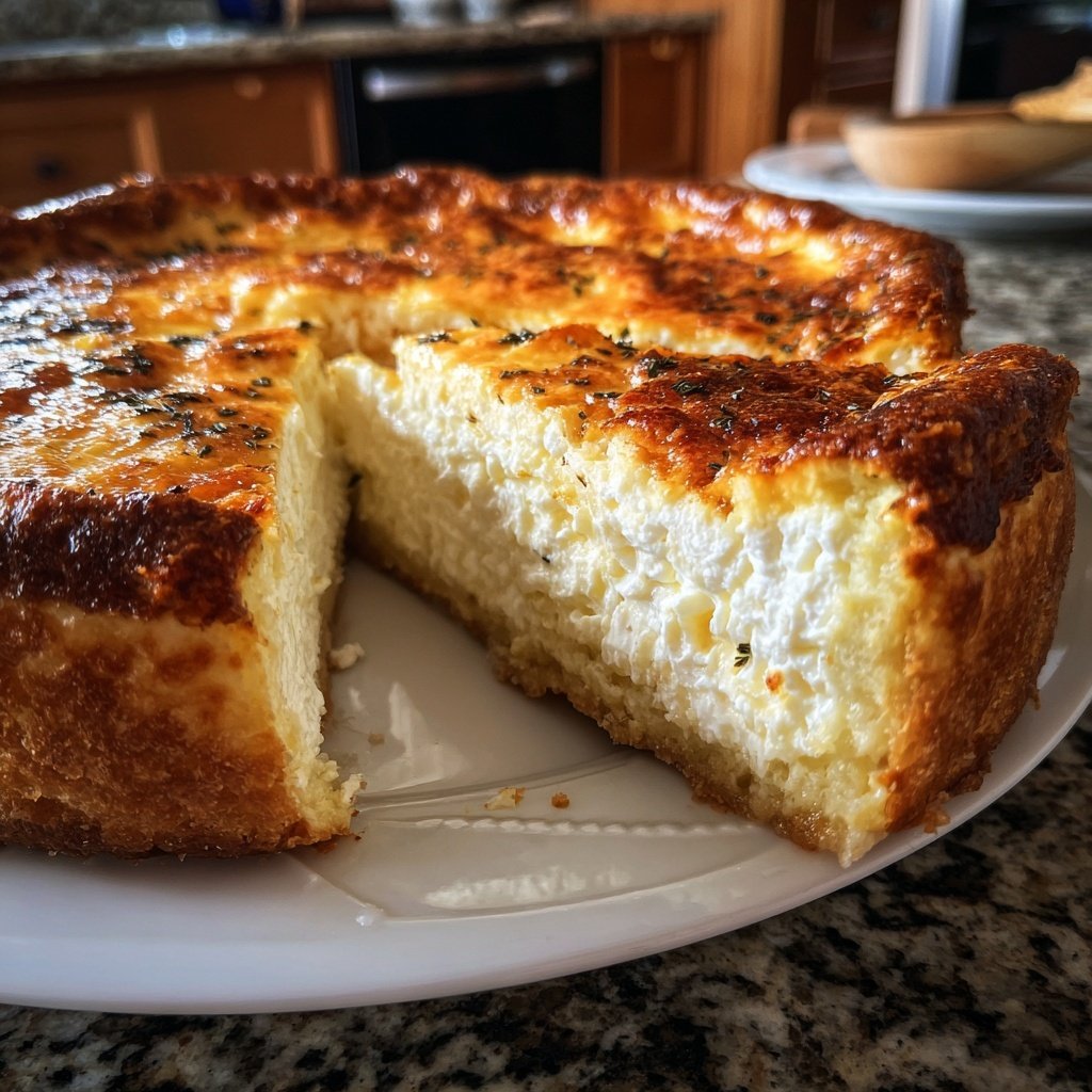 Steinbock Ziegenkäse Käsekuchen