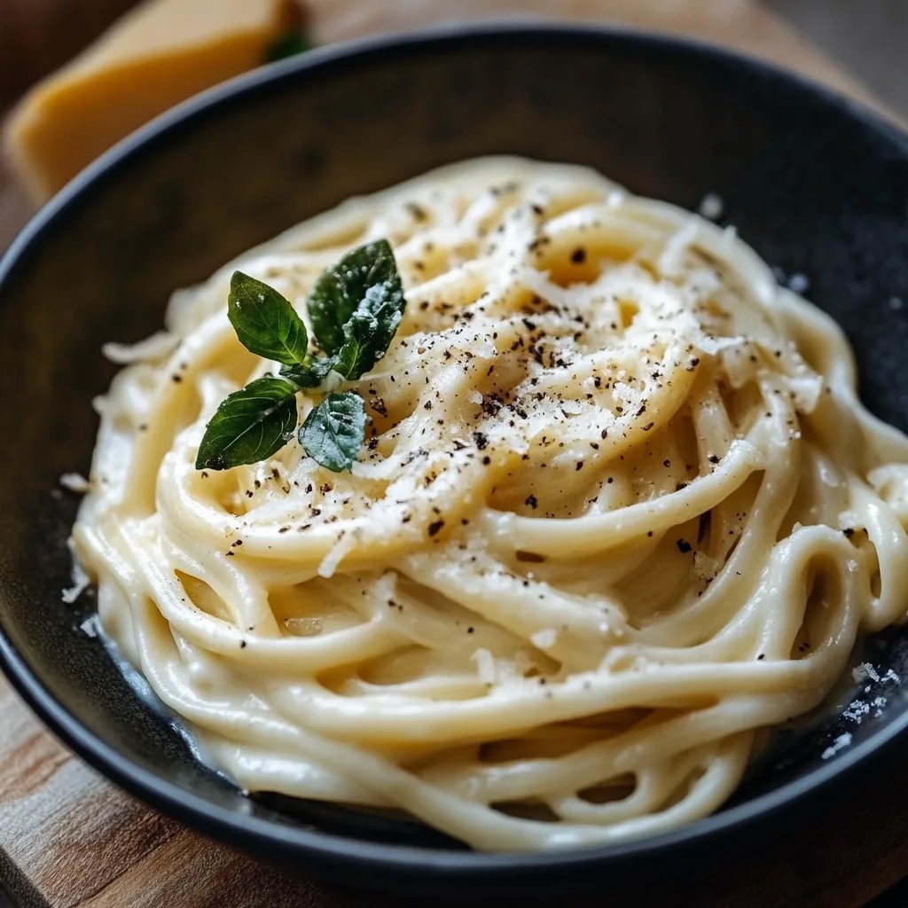 Cremige Nudeln in Käse-Sahne-Soße