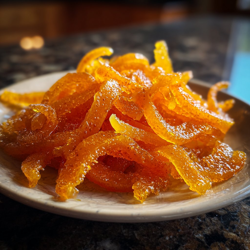 Zuckerorange Schalen Zitrus Süßigkeit Snack