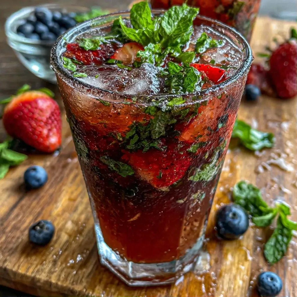 Mojito alkoholfrei Beeren