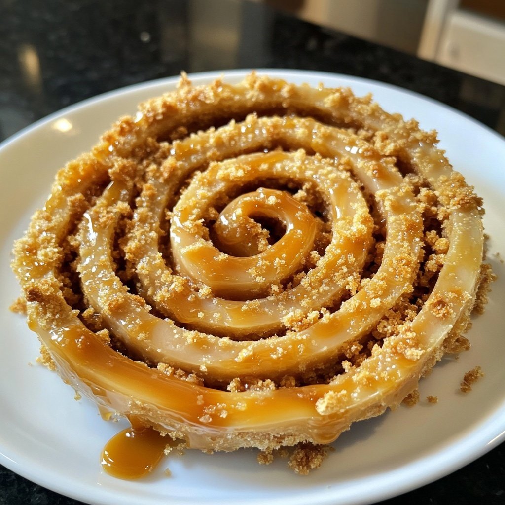 Karamell Nougat Schnecken