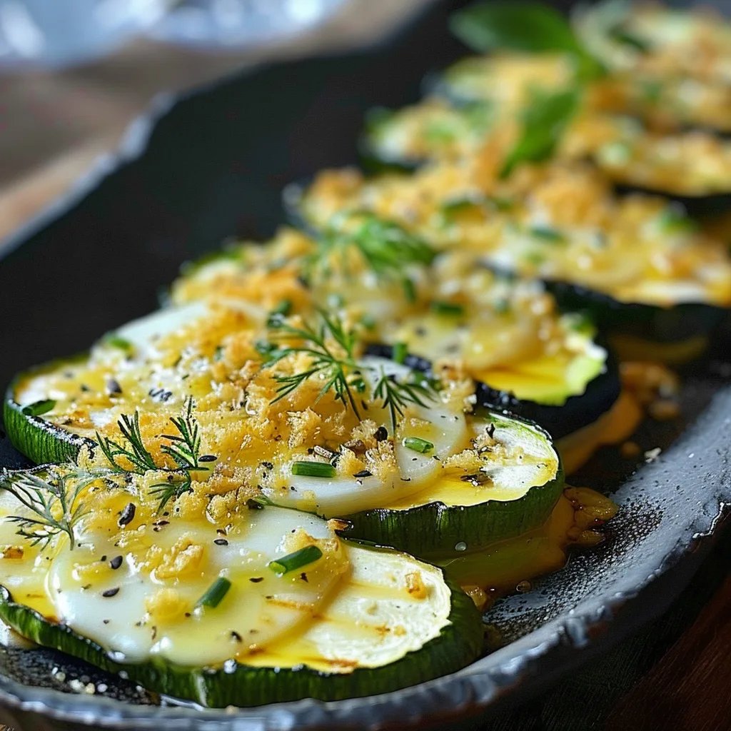 Käse-Zucchini-Steaks