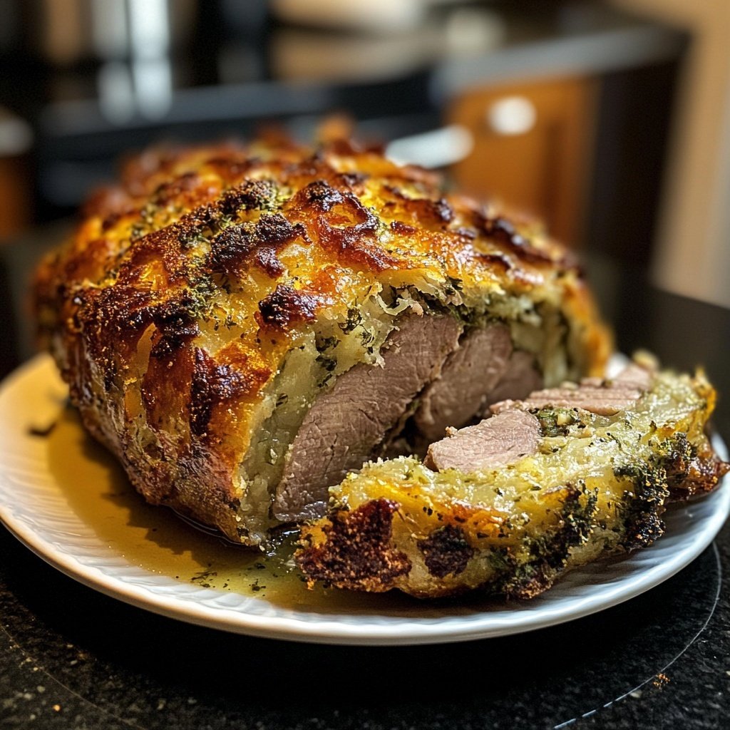 Lammbraten mit Kräuterkruste