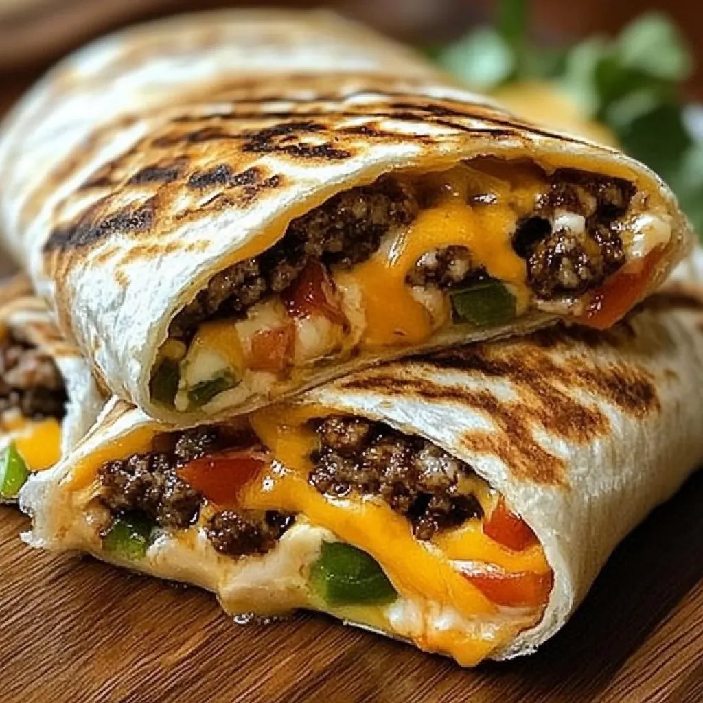 Gegrillte Cheeseburger-Wraps: Ein Unglaubliches Ultimatives Rezept