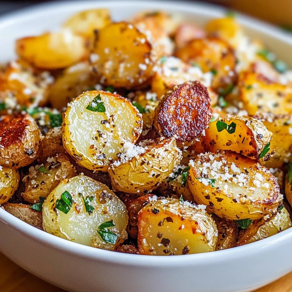 Gebackene Kartoffeln mit Knoblauch & Parmesan: Ein Unglaubliches Ultimatives Rezept